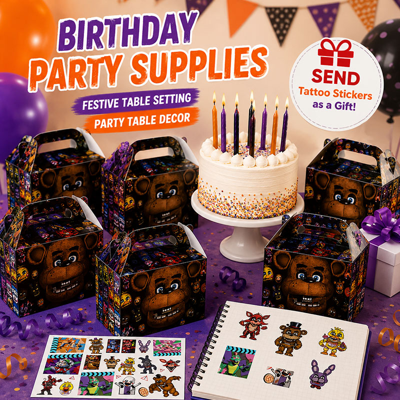 Party Games At Christmas - Five Nights At Freddy's Themafeest Favor