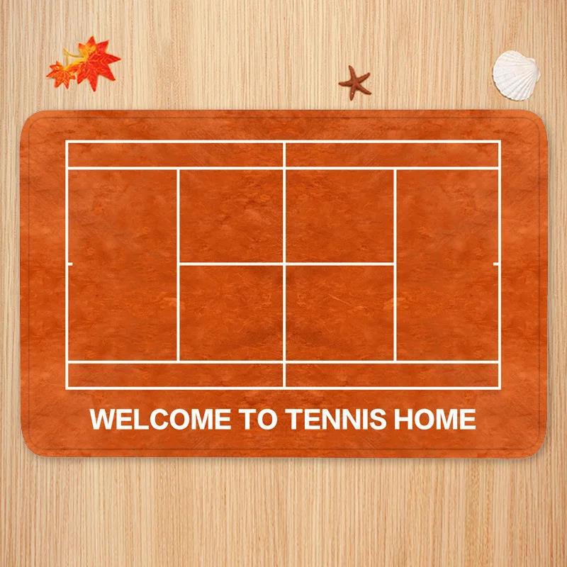Badminton Set Garden - Sportthema Tapijt Mat Tennis Badminton Hof