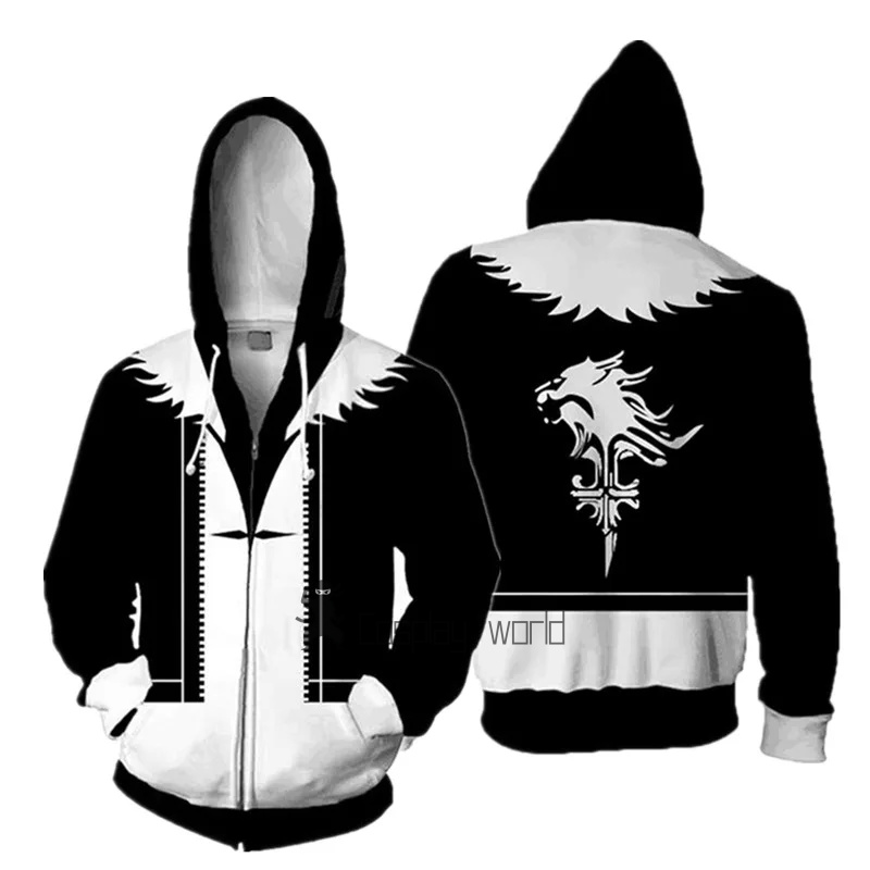 Party Games Groups - Final Fantasy Cosplay Hoodie Rits Uniformen