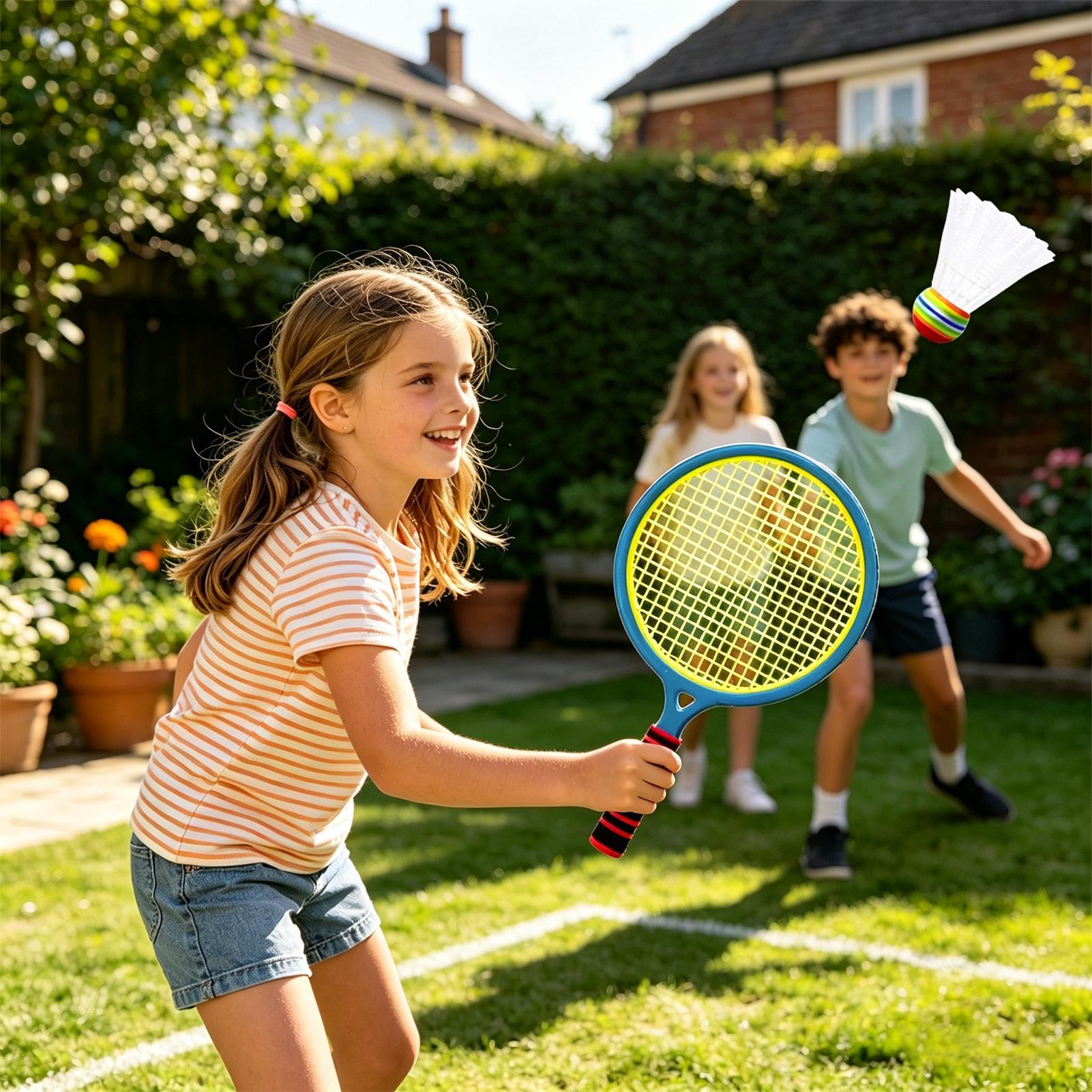 Badminton Set Garden - Badmintonrackets voor kinderen Sporttennisspel Indoor badmintonset
