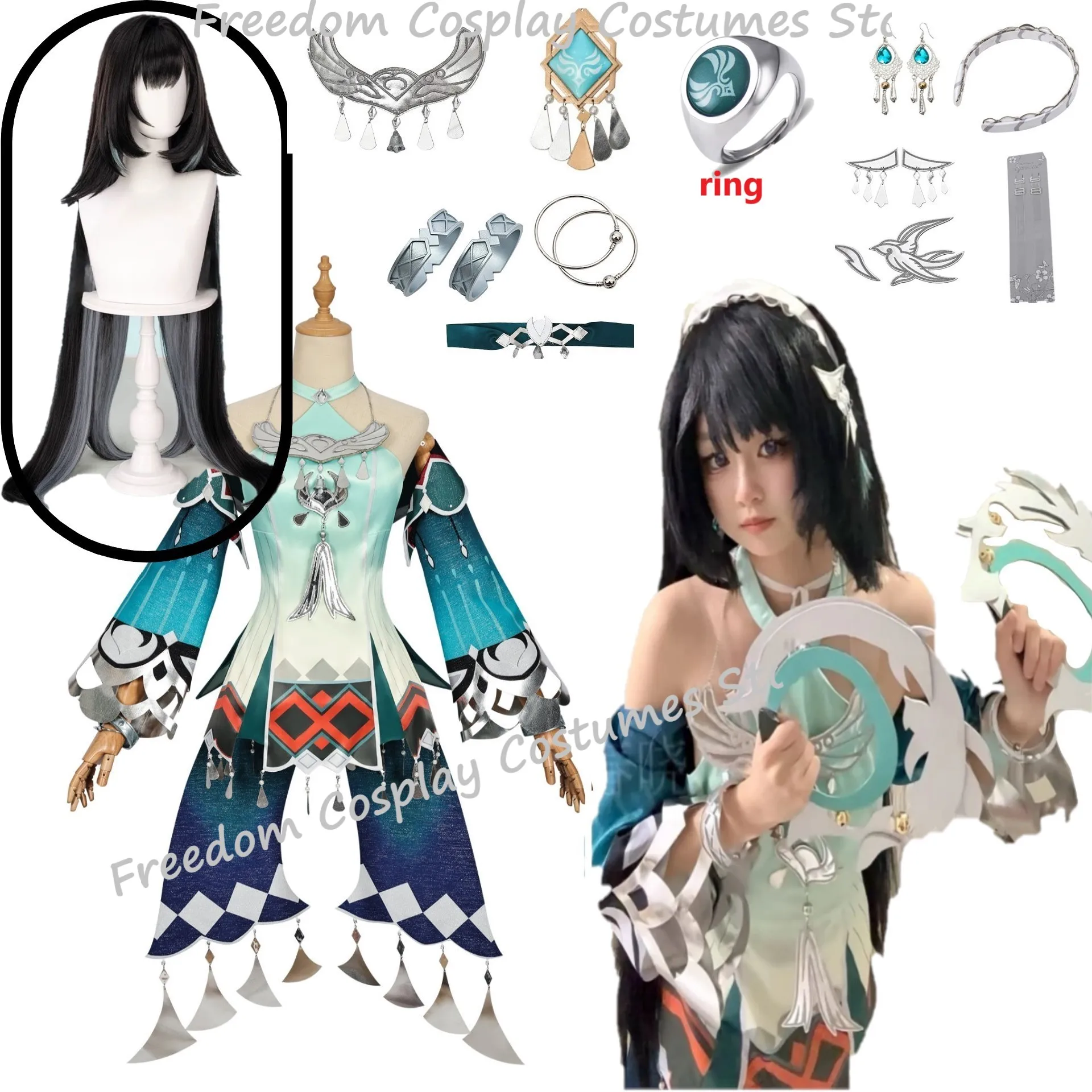 Party Games Girls - In Voorraad Lan Yan Cosplay Kostuum