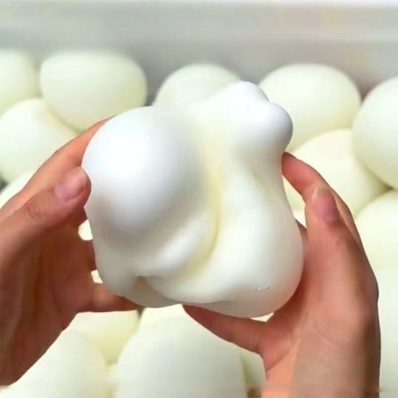 Party Games Gifts - Grote zachte broodvormige stressbal fidget toy