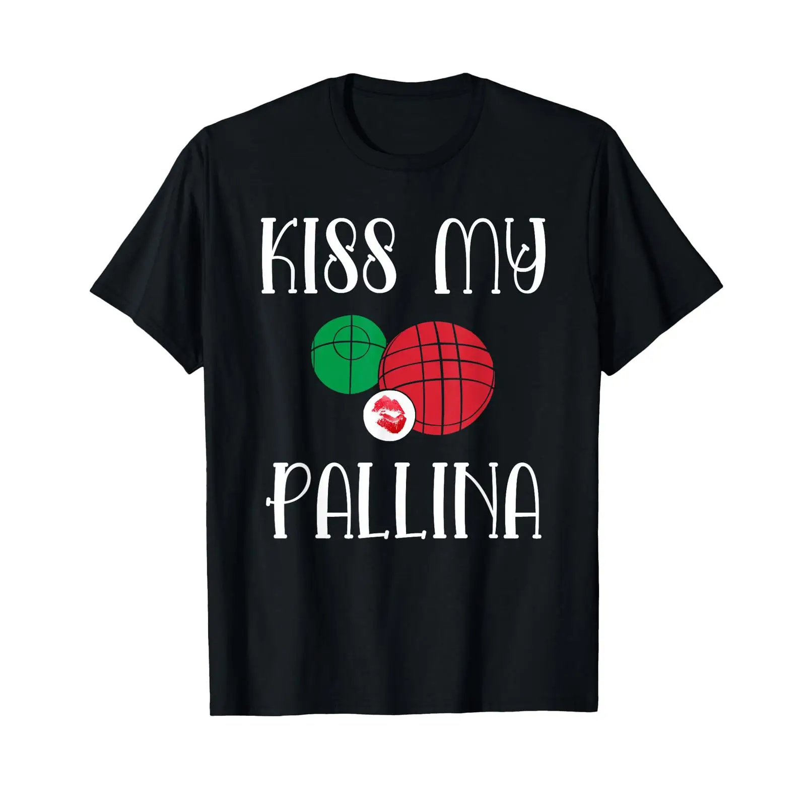 Bocce Ball Lawn - Grappige Bocce Ball Kiss My Pallina
