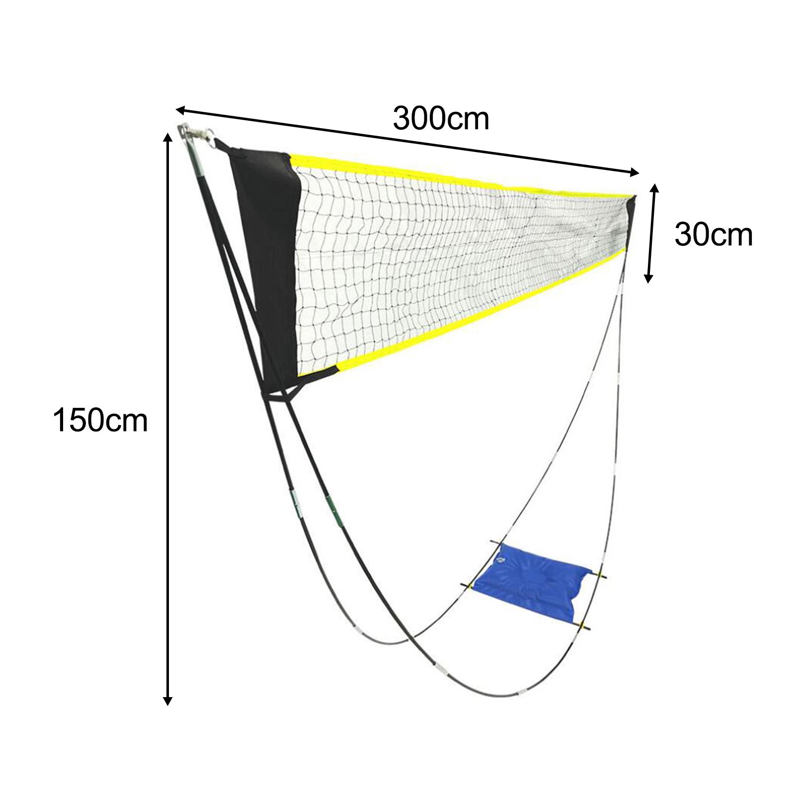 Badminton Set Garden - Badmintonnetset Opvouwbaar volleybalnet voor achtertuin, tuin,