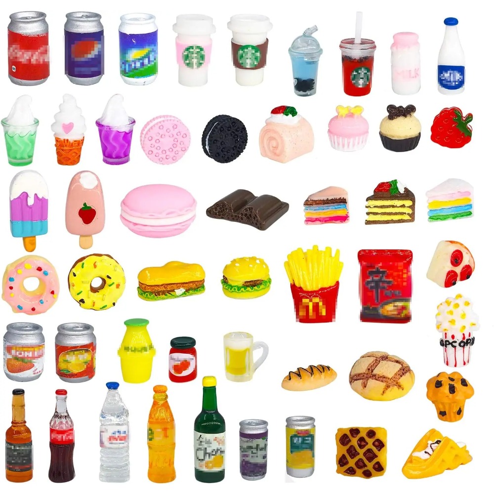 Party Games You Can Play - 50 Stuks Miniatuur Voedsel Drink Flessen
