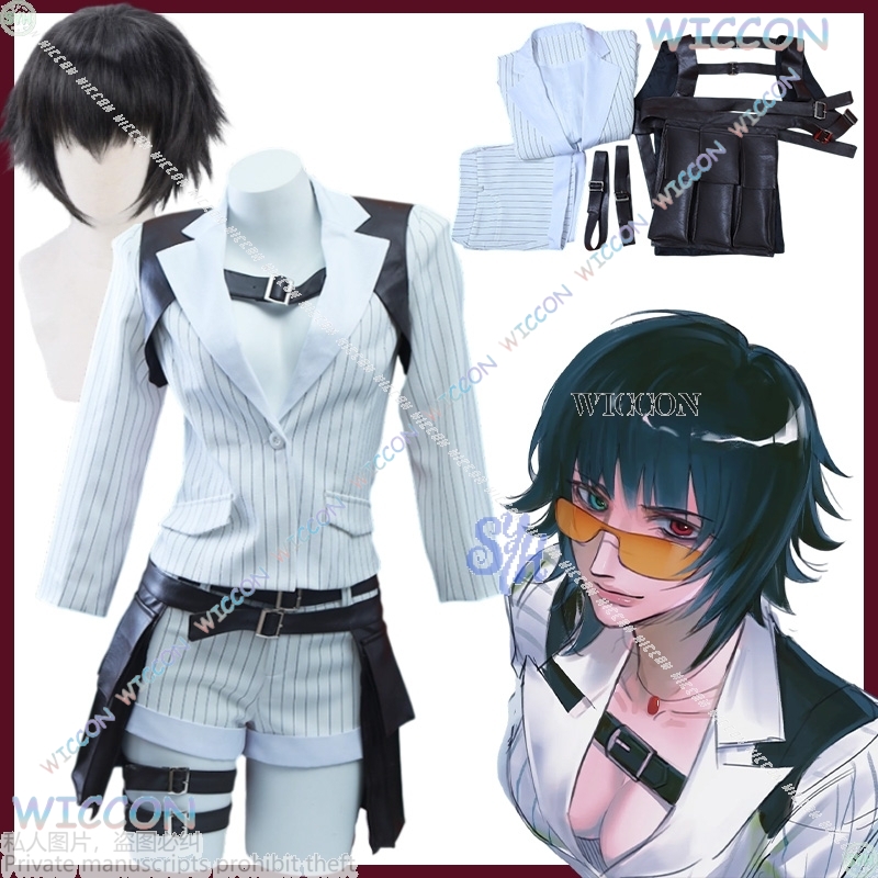 Party Games Girls - Anime Kostuum Punk Sexy V-hals Crop
