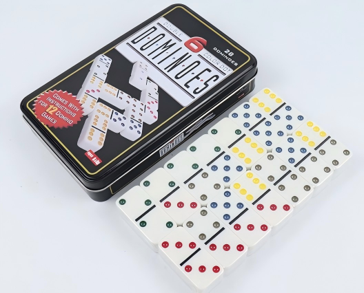 Party Games Board Game - ElegantMahj Dubbele Zes Domino Set voor