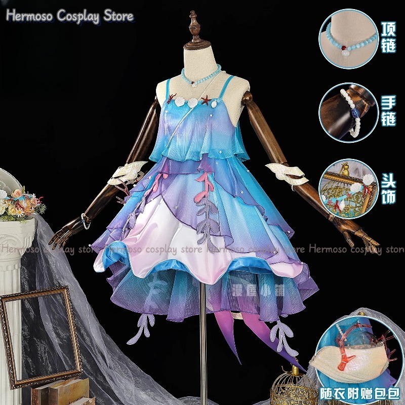 Dolia Cosplay Kostuum Pruik vo - Party Games Christmas recensie en prijs