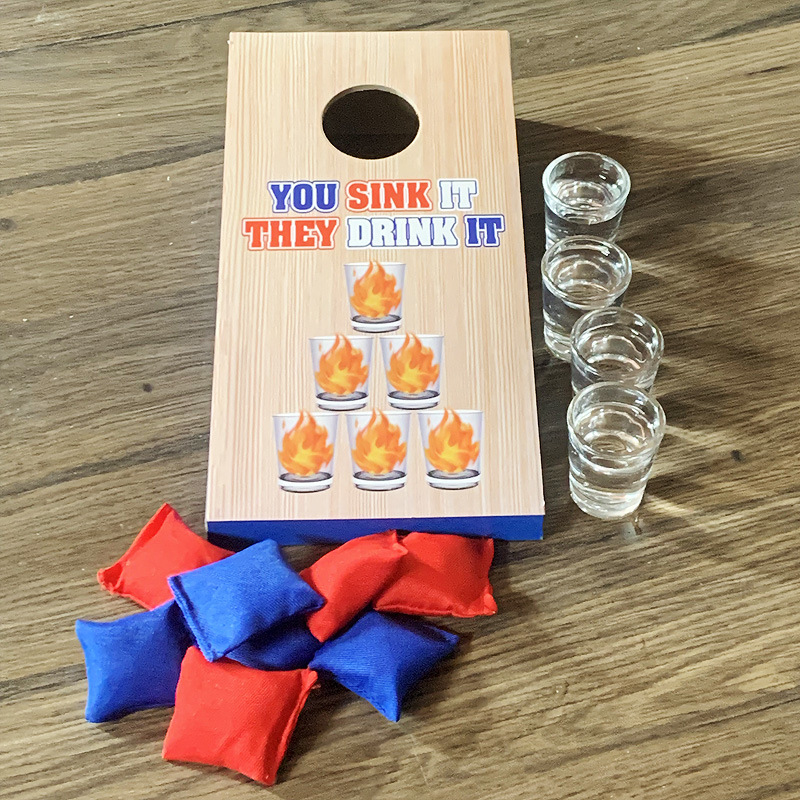 1 set houten gooi-spelbord, dr - Party Games Board Game recensie en prijs
