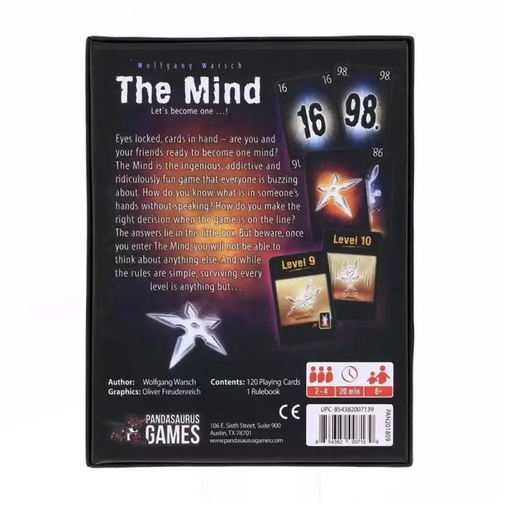 NIEUW Het Mind Card Game Party - Party Games Groups recensie en prijs