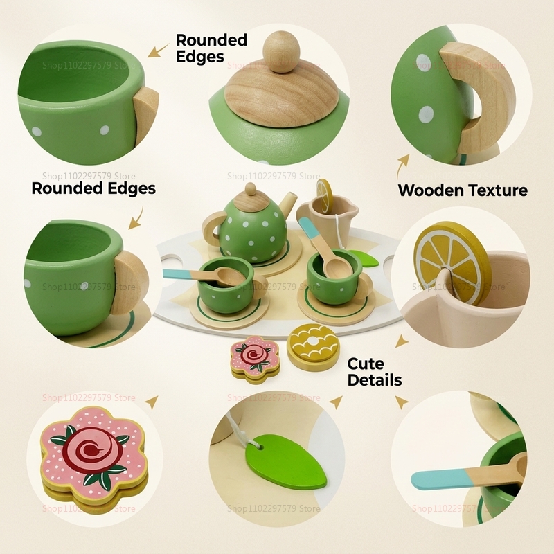 Houten theeservies voor kinder - Party Games You Can Play recensie en prijs