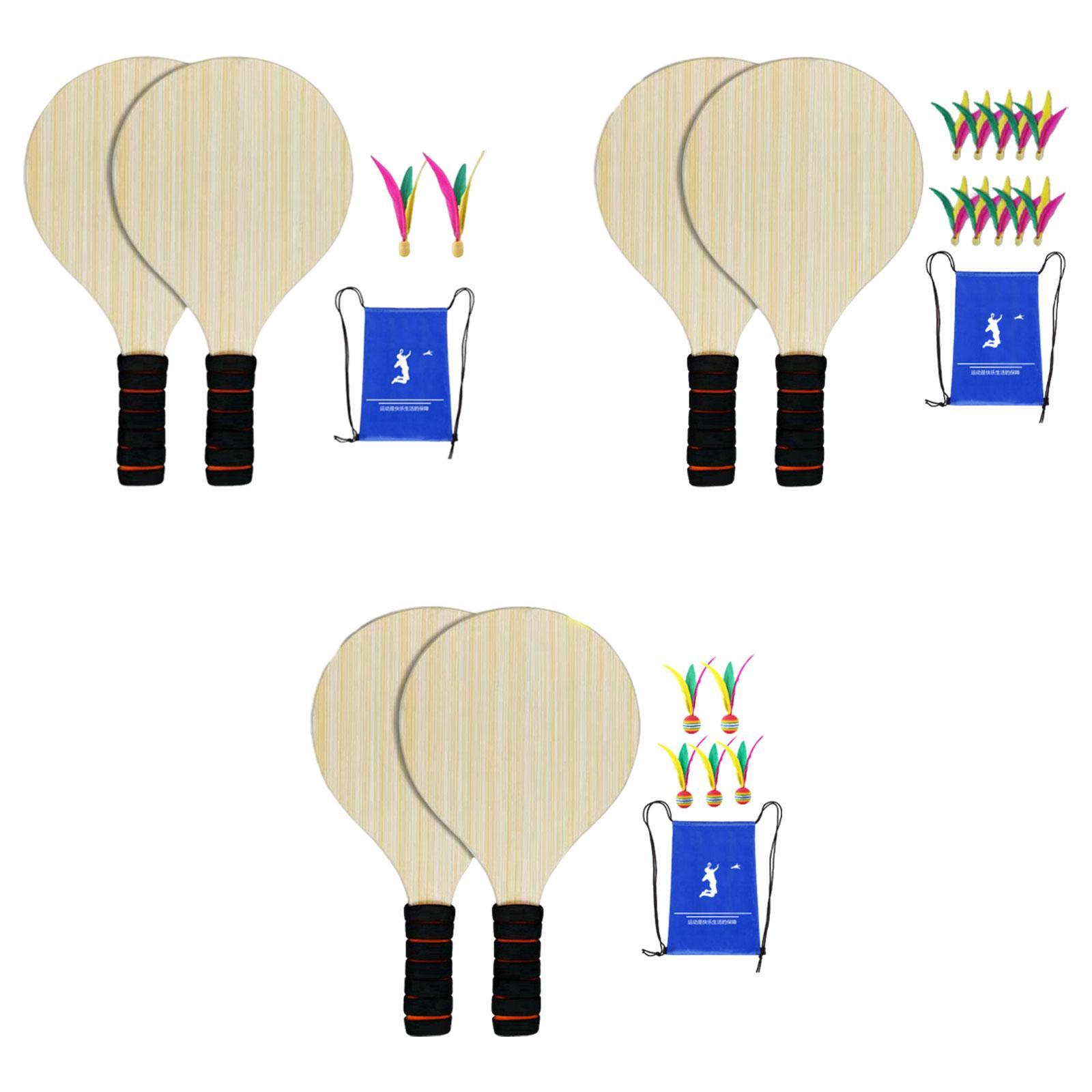 2-delige houten badmintonset m - Badminton Set Garden recensie en prijs