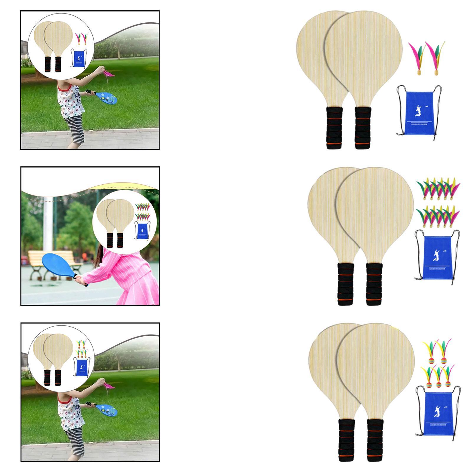 2-delige houten badmintonset m - Badminton Set Garden recensie en prijs
