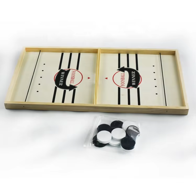 2-in-1 houten ijshockey & scha - Party Games Board Game recensie en prijs