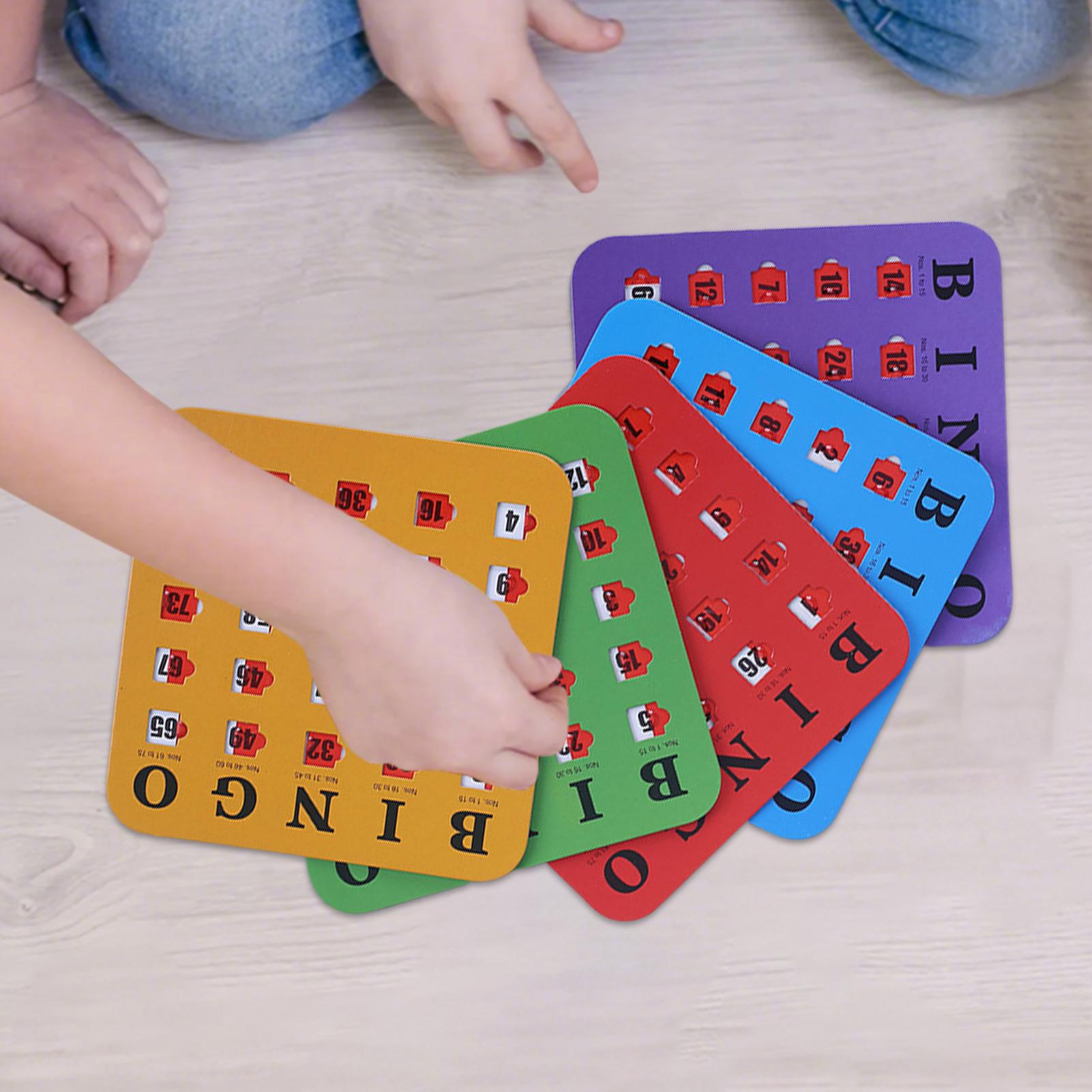 5 stuks schuifbare bingokaarte - Party Games Board Game recensie en prijs