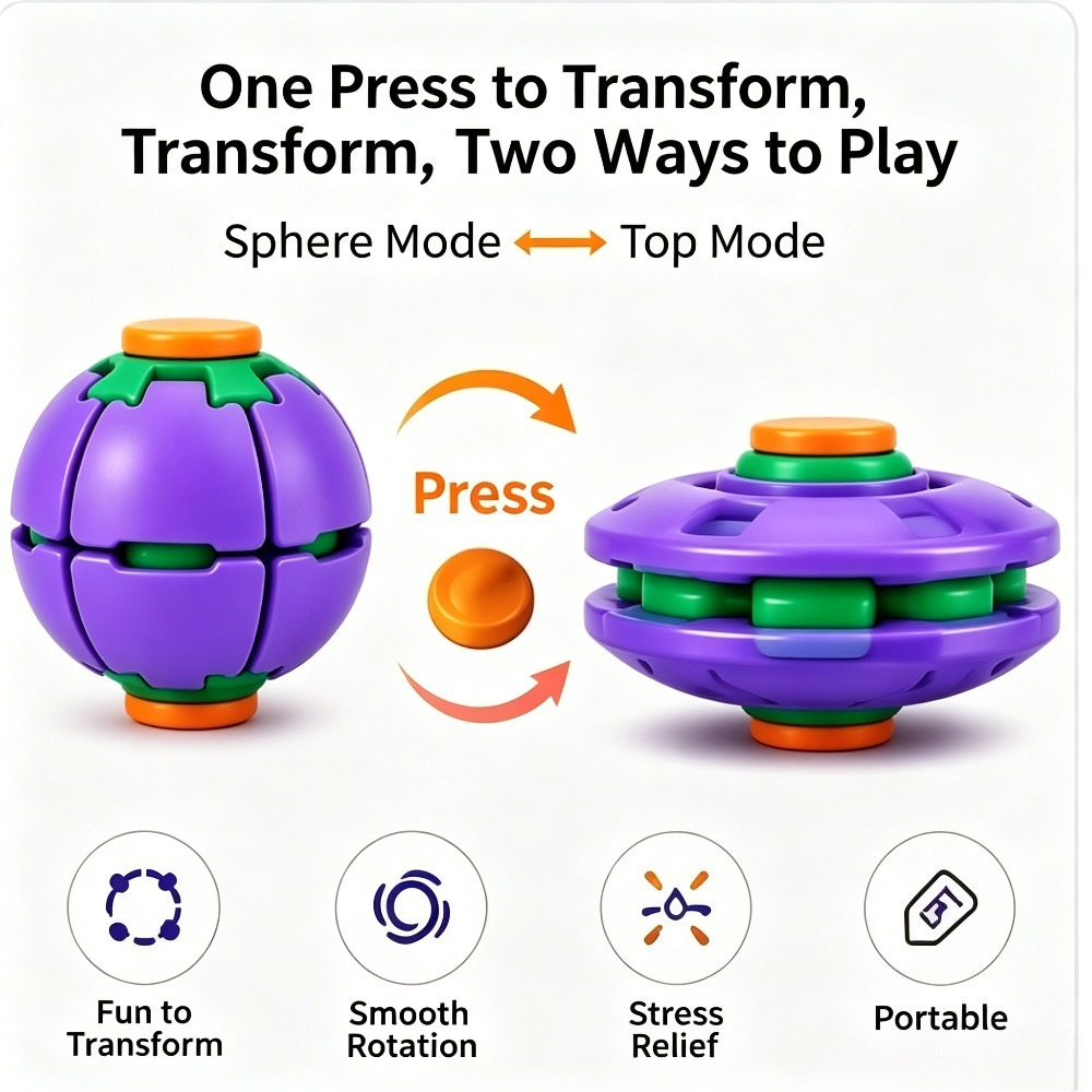 Transformerende Fidget Spinner - Party Games Gifts recensie en prijs