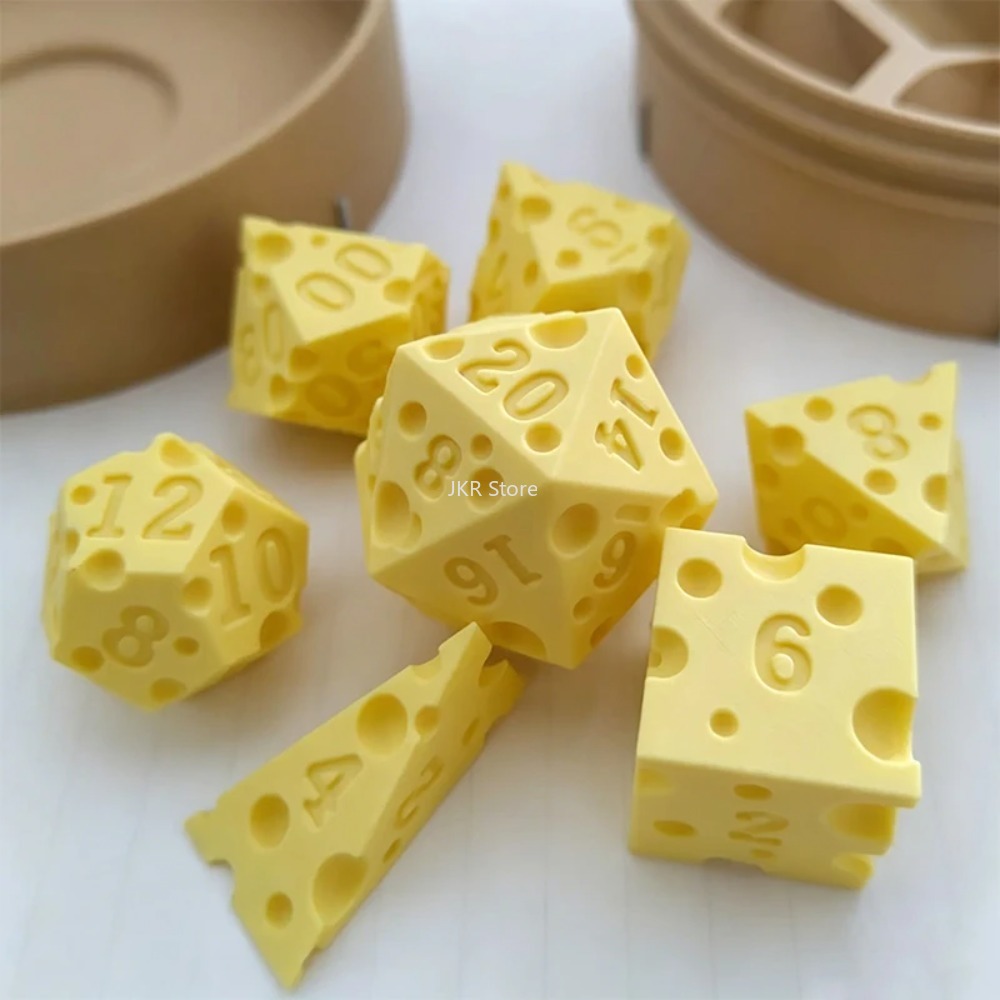 3D-geprinte kaasdobbelstenense - Party Games At Christmas recensie en prijs
