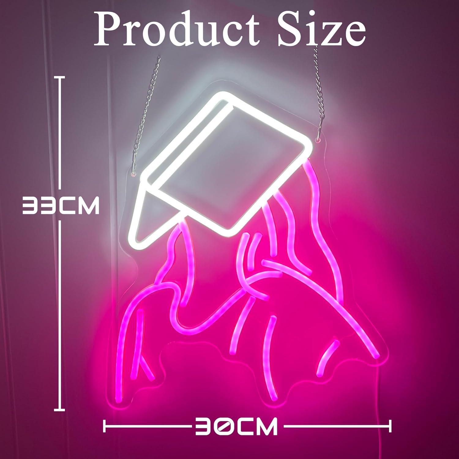 Reading Girl Neon Sign USB dim - Party Games Gifts recensie en prijs