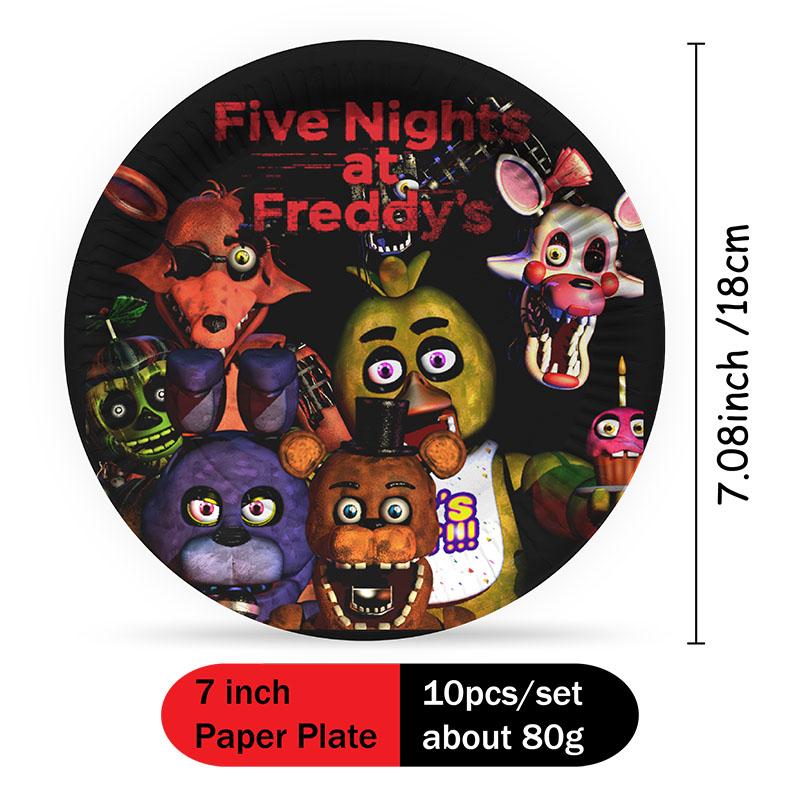 FNAF-thema papieren borden, be - Party Games At Christmas recensie en prijs
